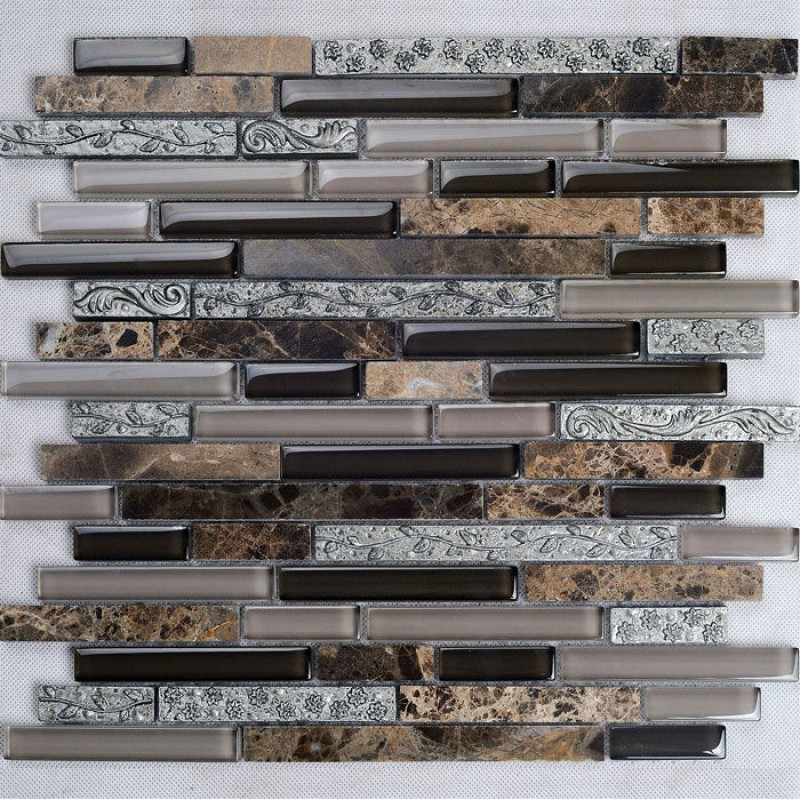 Natural Stone And Glass Mosaic Tile Backsplash Ideas Bathroom Deep Natural stone and glass mosaic tile backsplash ideas bathroom deep emperador marble floor tiles cheap kitchen - Natural Stone And Glass Mosaic Tile Backsplash Ideas Bathroom Deep