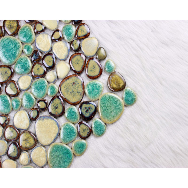 Bathroom Tiles Stickers porcelain pebble tile backsplash heart-shaped glazed ceramic tile Bathroom Tiles Stickers porcelain pebble tile backsplash heart-shaped glazed ceramic tile