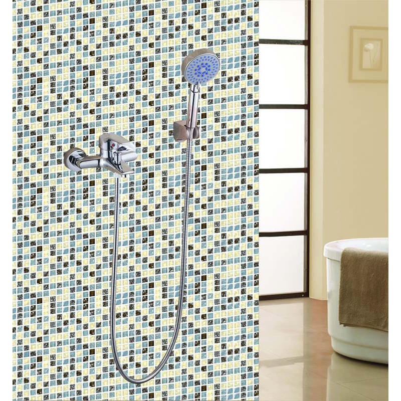 crack glass mosaic tile sheets modern fashion kitchen backsplash