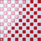 Carreaux de mosaïque en verre brillant, carreaux décoratifs pour crédence de cuisine et mur de salle de bain modernes