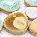 Coastal Mist Ceramic Pebble Mosaic Tile Gloss Finish for Backsplash Shower Floor & Wall