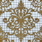 Glass Mosaic Tile Arabesque Pattern Decorative Wall Decor Backsplash Accent Tiles