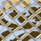 Glass Mosaic Tile Arabesque Pattern Decorative Wall Decor Backsplash Accent Tiles