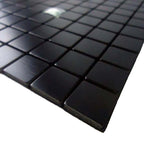 Black Peel and Stick Tile Modern Vinyl Easy Self-Adhesive Mosaic Decor Wall Backsplash