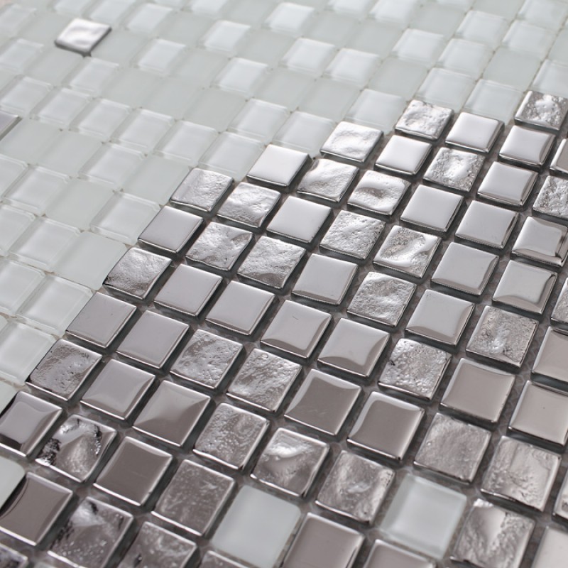 Pattern Mosaic Square Mirror Tiles Stock Photo by ©agnadevi 243463190