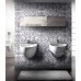 Frosted glass mosaic tile mural plating silver and cream crystal collages backsplash puzzle wall stickers decor TMF2131