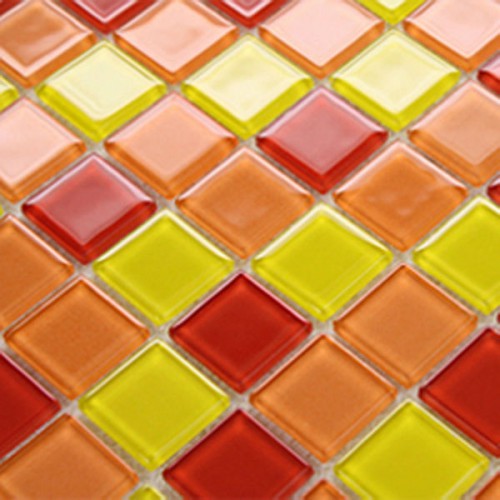 Glass mosaic backsplash tile Stained glass tiles 3303 swimming pool mosaic red bathroom wall tile Kitchen backsplash floor tiles