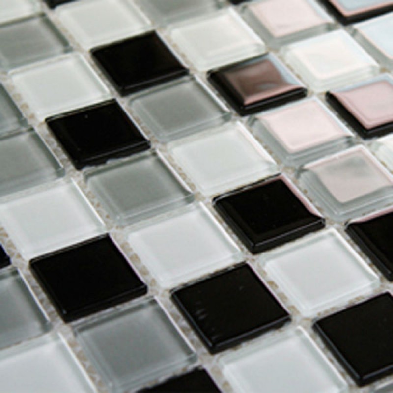 Crystal Glass Tile Bathroom Wall Tiles Black White Mosaic Crystal Glass Tile Bathroom Wall Tiles Black White Mosaic Backsplash 3326 Kitchen Backsplashes