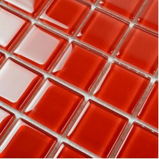 Red Glass Mosaic Tile Backsplash Crystal Glass Tiles Kitchen Wall Border Stickers Swimming Pool Tile Bathroom Floor Tiles 4028