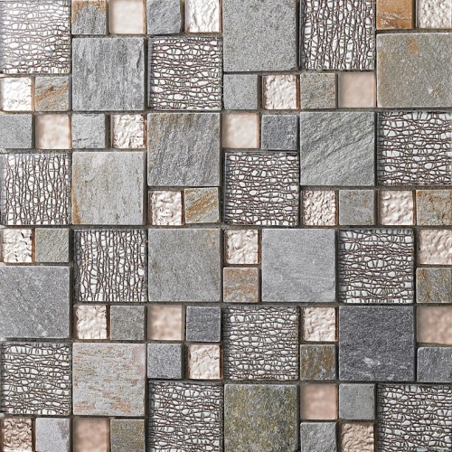 grey glass mosaic tile natural marble tile wall backsplashes tiles ... grey glass mosaic tile natural marble tile wall backsplashes tiles ...