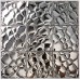 Metallic Mosaic Tile silver Stainless Steel Tile patterns Kitchen Backsplash Wall brick Tiles Metal mirror Mosaics designs 6707