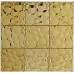 Gold stainless steel tile mosaic water-cube metal backsplash square brick bathroom wall tiles