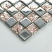 Crystal Glass Mosaic Sheets Wall Kitchen Backsplash Tile Bathroom Shower