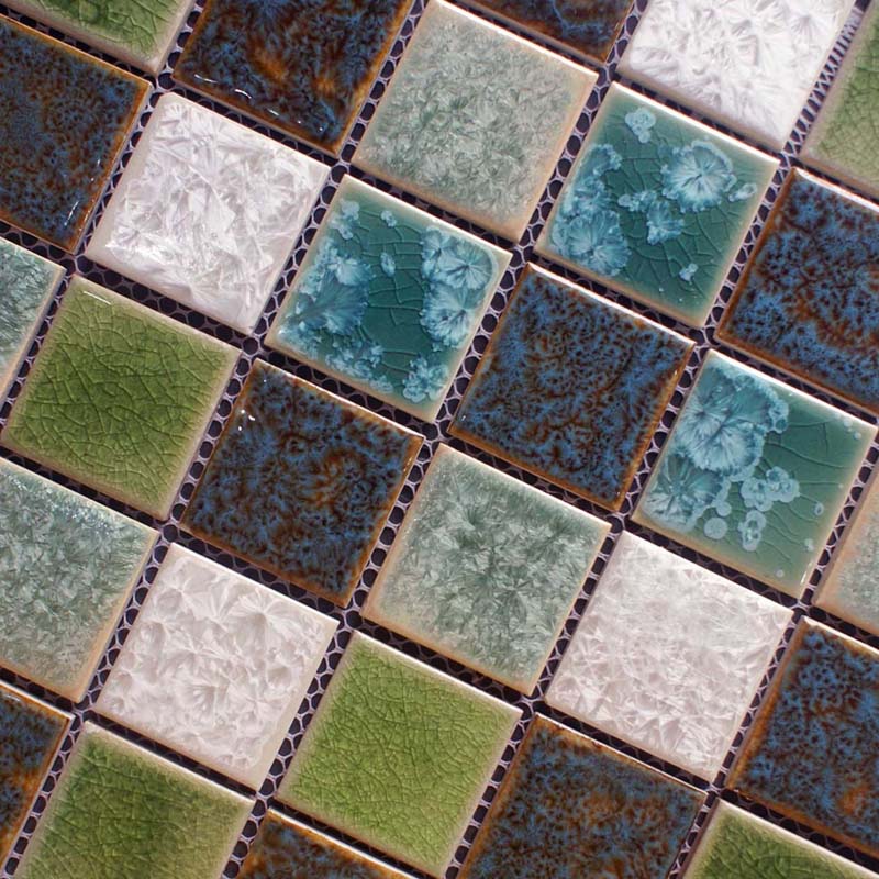 Glazed Porcelain Mosaic Tile Sheets Ceramic Flooring Glazed Porcelain Mosaic Tile Sheets Ceramic Flooring Swimming Pool Brick Kitchen Floor Tiles Bathrooms