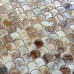 mother of pearl mosaic tiles natural shell tile backsplash unique design fish scale bathroom showers kitchen backsplash wall tiles decor ST112