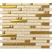 Metal glass tile backsplash interlocking diamond glass & stainless steel mosaic designs B902 metallic mosaic tiles sticker