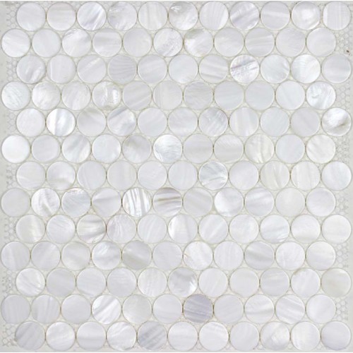 Mother of Pearl Mosaic Tile Wall stickers penny round Shell Tile Kitchen Backsplash design natural Seashell Mosaic Tiles BK01