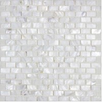 Mother of pearl tile backsplash white freshwater shell mosaic subway wall decor natural seashell tile shower MPBK03