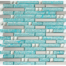 blue glass mosaic backsplash tiles kitchen back splash mosaic crystal glass bathroom shower tile