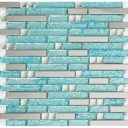 blue glass mosaic backsplash tiles kitchen back splash mosaic crystal glass bathroom shower tile