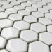 small hexagon porcelain tile white shiny porcelain tile NON-SLIP tile washroom wall tiles shower tile kitchen wall backsplashes tile XMGT202