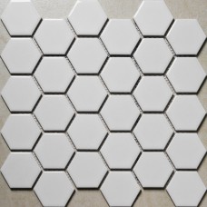hexagon porcelain tile white SHINY porcelain tile NON-SLIP tile washroom wall tiles shower tile kitchen wall backsplashes tile XMGT4BT