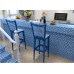 Crystal resin conch tile kitchen backsplash bathroom flooring sea blue crackle glass bar table shower wall tiles design KLGT18