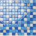 Crystal resin conch tile kitchen backsplash bathroom flooring sea blue crackle glass bar table shower wall tiles design KLGT18
