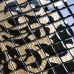 Glass mosaic tile murals black and gold crystal backsplash TMF007 plated mosaic puzzle wall tiles bathrooms with mosaic tile designs