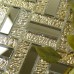 Gold glass mirror tile backsplash bathroom mirrored mosaic wall tiles kitchen backsplashes ideas GMT135