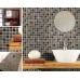 Porcelain mosaic tile sheets kitchen backsplash tiles glazed ceramic floor tiles GM02 shower tile bathroom mirror wall stickers