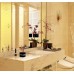 Gold porcelain tile square 1" glaze ceramic mosaic plating craftsman kitchen backsplash mirror wall tiles GPT062