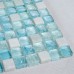 Crystal Glass Tile Backsplash Kitchen Design Crackle Crystal Glass & Stone Mosaic Tiles Marble Wall Stickers Bathroom Floor KS36