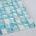 Crystal Glass Tile Backsplash Kitchen Design Crackle Crystal Glass & Stone Mosaic Tiles Marble Wall Stickers Bathroom Floor KS36