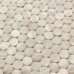 Penny round backsplash tiles for kitchen and bathroom wall mother of pearl shell mosaic sheets seashell floor tiles MPMC01