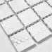 Glass Mosaic Tile Backsplash for Decorative Materials Square Super White Crystal Kitchen Wall Tiles Bathroom Shower Tile MH070