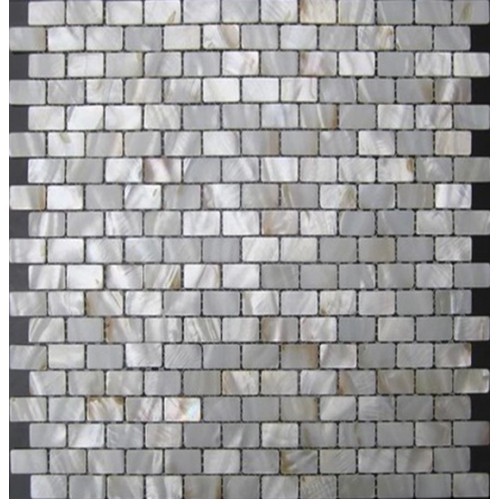 Natural shell subway tile mother of pearl mosaic kitchen backsplash bathroom wall tiles