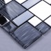 Crystal Mosaic Tiles Random Metal Coating Mosaics Tiles Mesh Mounted Tile Sheet Kitchen Wall Backsplash Washroom Bathroom N137