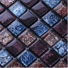 Glass Mosaic Tiles patterns Crystal Glass Tile sheets Kitchen Backsplash Tile Mosaic art designs Bathroom Wall stickers N149