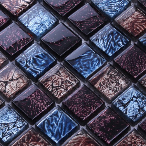 Glass Mosaic Tiles patterns Crystal Glass Tile sheets Kitchen Backsplash Tile Mosaic art designs Bathroom Wall stickers N149