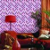 Crystal glass mosaic sheets purple wall stickers kitchen backsplash ideas floor mirror designs bathroom tile shower CGT562