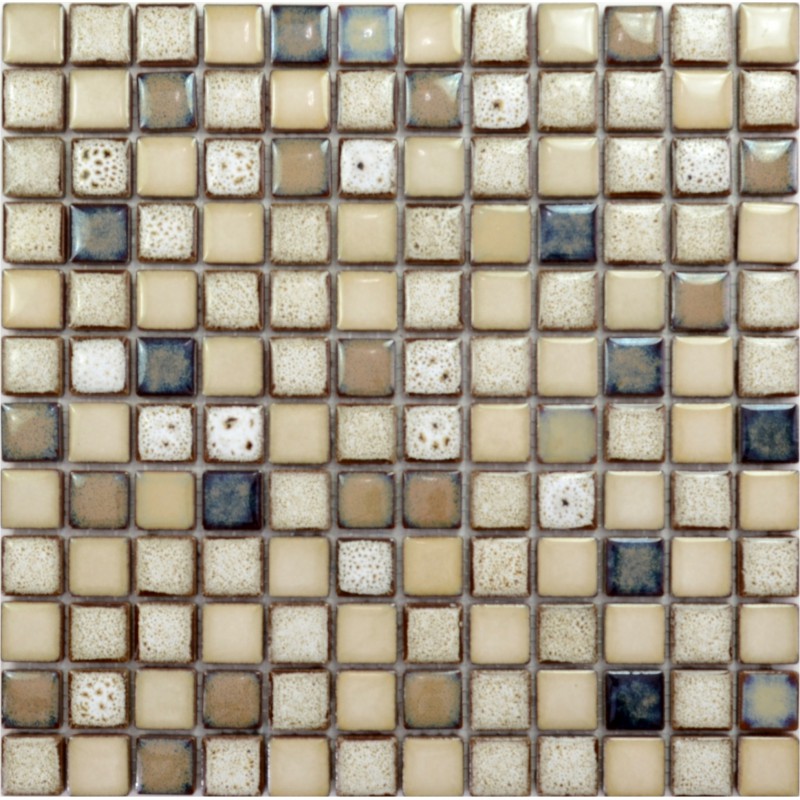 Backing Porcelain Mosaic Tiles Stone Era Glazed Pebble Tile For Mesh Backing Porcelain Mosaic Tiles Stone Era Glazed Pebble Tile For Wall Sticker Glossy Surface 1 Inch