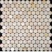 Penny round mother of pearl tile backsplash for kitchen and bathroom shower wall tiles