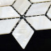 Mother of Pearl Tile Kitchen Backsplash Diamond Shell Mosaic Wall Tiles