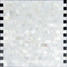 Mother of pearl subway tile backsplash for kitchen and bathroom seamless shell mosaic