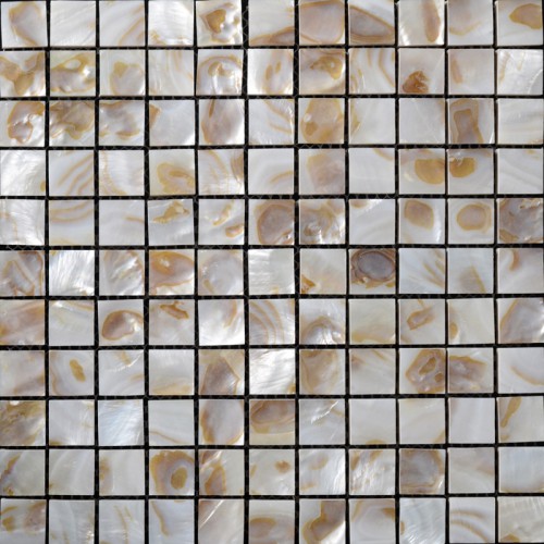 Natural Seashell Mosaic Iridescence Mother of Pearl Tile Backsplash Classic Kitchen Designs Shell Tiles Mirror Wall Decor ST066