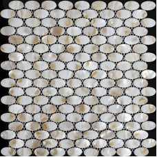 Mother of pearl tile backsplash kitchen designs ellipse shell tiles wall mirror natural seashell mosaic art ST067 bathroom tile flooring