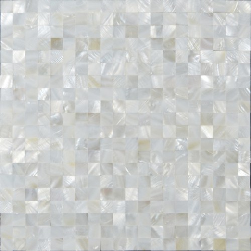 White mother of pearl shell tiles mosaic sheets seamless square 3/5" natural shell tile backsplash for kitchen and bathroom wall tiles ST076