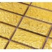 Gold ceramic mosaic tile brick shower wall kitchen backsplash ideas bathroom floor porcelain tiles