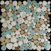 Bravotti Porcelain Pebble Tile Heart-Shaped Mosaic Wall and Floor Tiles